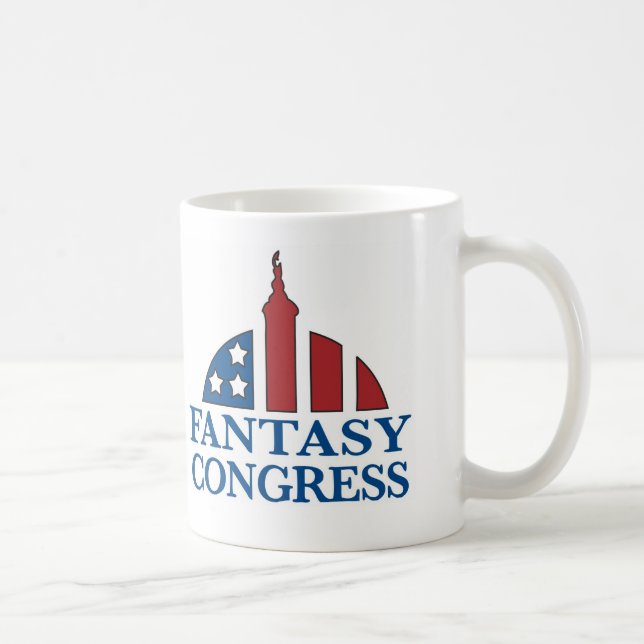 Jag leker muggen för Politikfantasikongressen Kaffemugg (Höger)