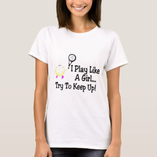 Jag leker något liknande ett flickaförsök att t shirt