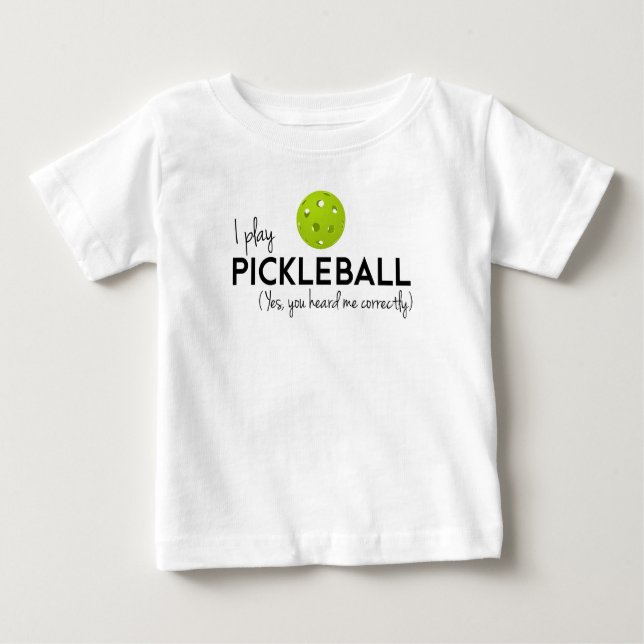 Jag leker Pickleball T Shirt (Framsida)