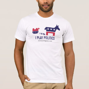 Jag leker politik: Politisk muller T-shirt