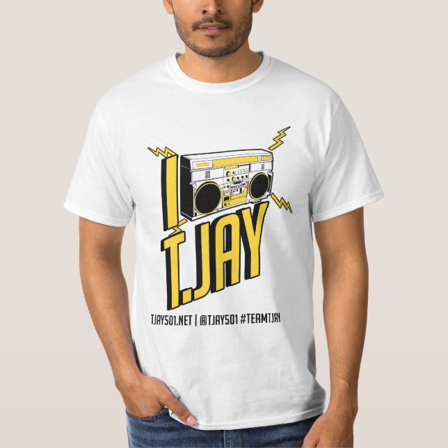 Jag leker T.JAY-utslagsplatsen T-shirt (Framsida)