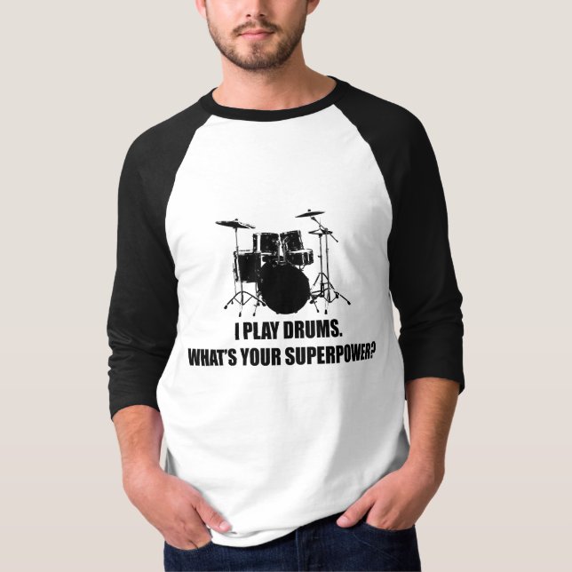 JAG LEKER TRUMMAR, VAD ÄR DIN SUPERPOWER? TEE (Framsida)
