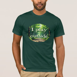 Jag leker utomhus t shirt