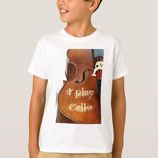 Jag leker violoncellen tee shirt (Framsida)