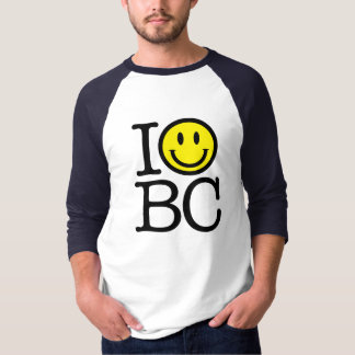 Jag ler BC baseballskjortan T-shirt