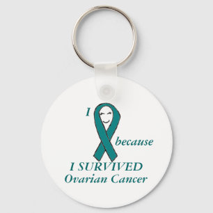 Jag ler, därför att jag överlevde Ovarian cance Nyckelring