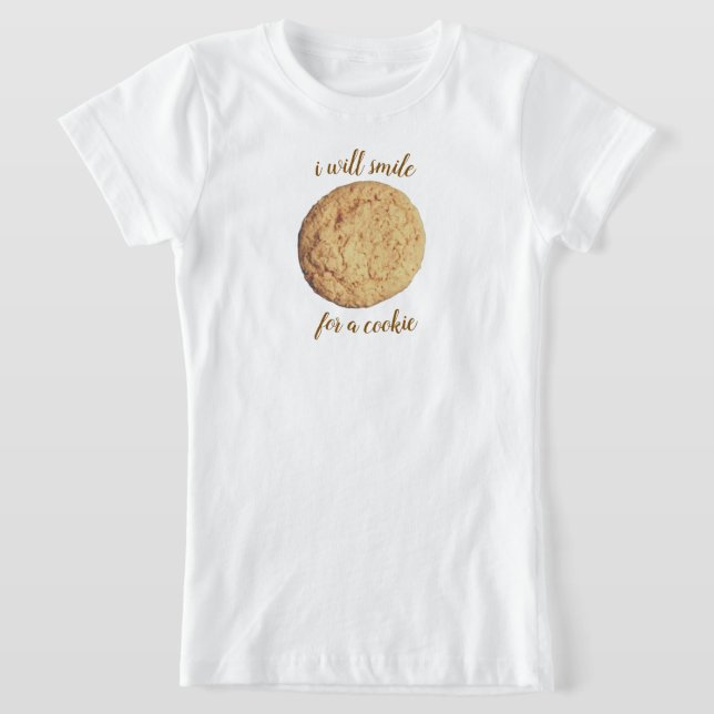 Jag ler för en kaka t shirt (Laydown)
