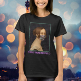Jag ler helt och hållet under detta t shirt