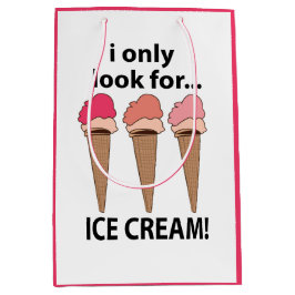 Jag letar bara efter iskräm