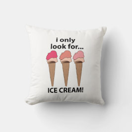 Jag letar bara efter iskräm kudde