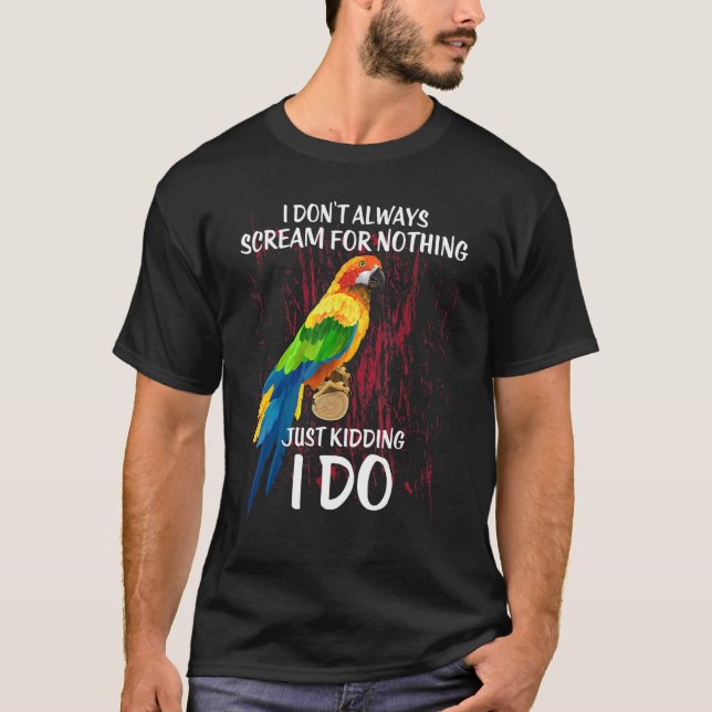 Jag letar inte alltid efter Macaw Hybrid Mac T Shirt (Framsida)