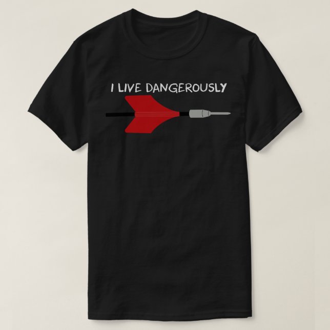 Jag lever farligt t shirt (Design framsida)