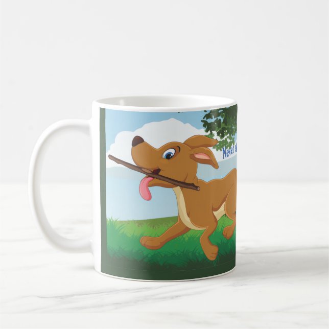 Jag lever för att hämta kaffemugg (Vänster)