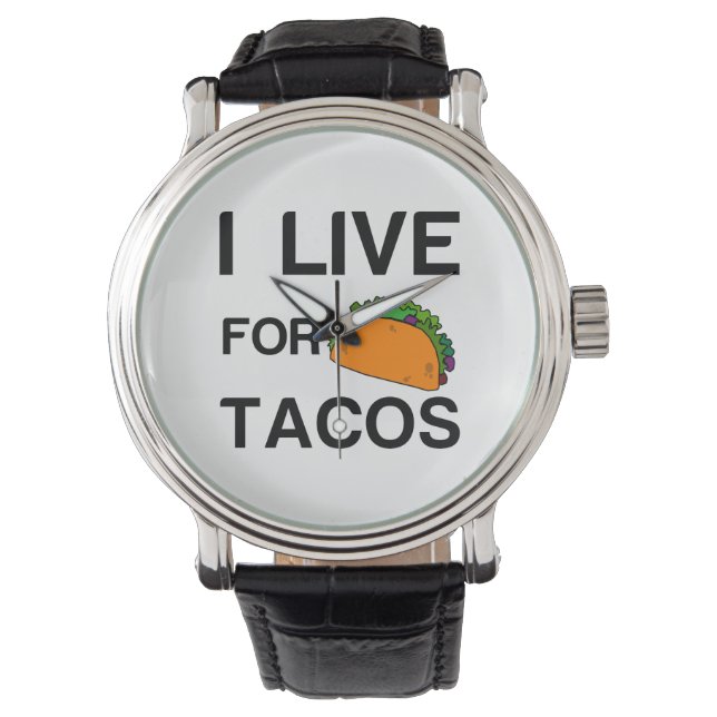 JAG LEVER FÖR TACOS ARMBANDSUR (Framsida)