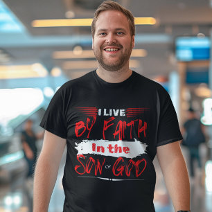Jag lever genom tro - bön Helig Ande Kristus T Shirt
