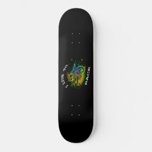 JAG LEVER I TÄVLING - Motocross Racer Mini Skateboard Bräda 18,5 Cm