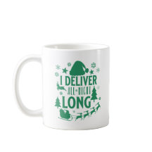 Jag levererar hela natten, tomten Funny Julafton