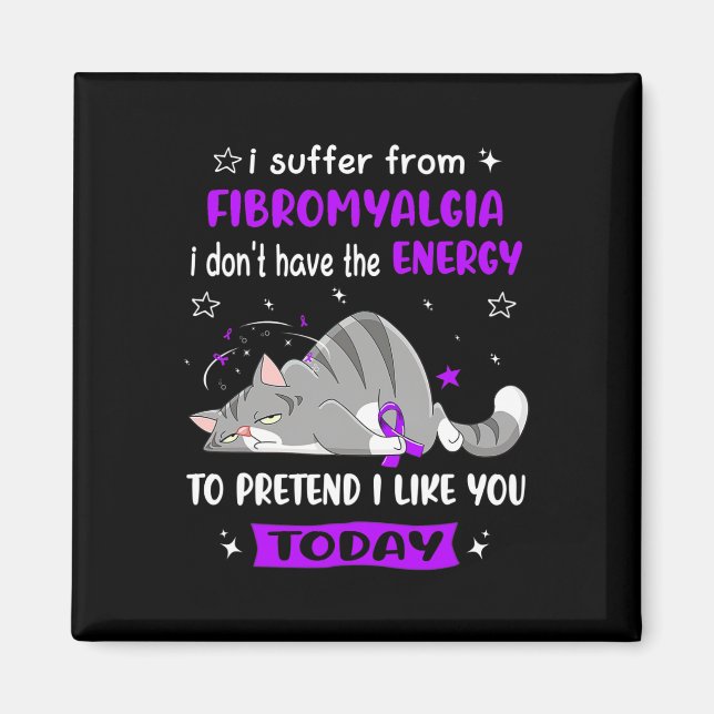 Jag lider av fibromyalgi magnet (Framsidan)