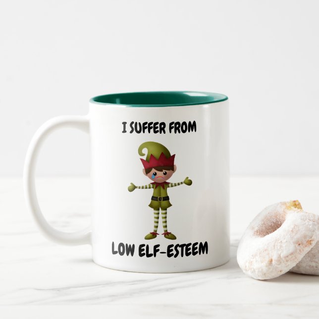 JAG LIDER AV LÅG ELF-ESTEEM MUGG (Med munk)