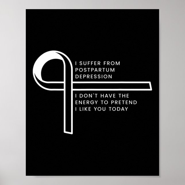 Jag lider av posttraumatisk Stressat sjukdom Poster (Framsidan)