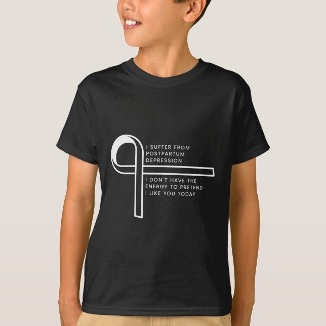 Jag lider av posttraumatisk Stressat sjukdom T Shirt (Framsida)