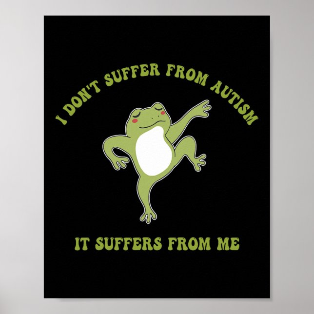 Jag lider inte av autism det lider av... poster (Framsidan)