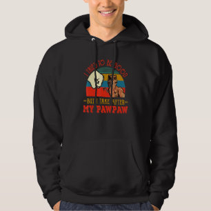 Jag Liknar Min Farfar T-Rex Farfar Fars Dag Hoodie