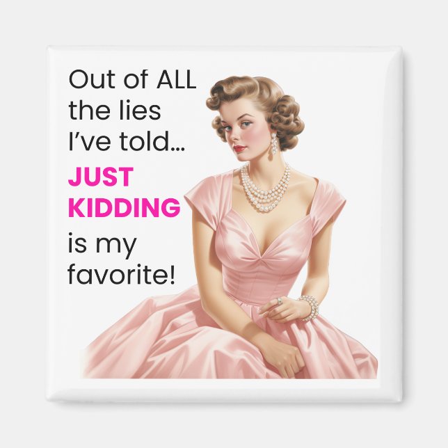 Jag Ljuger bara magnet i min favorit (Framsidan)