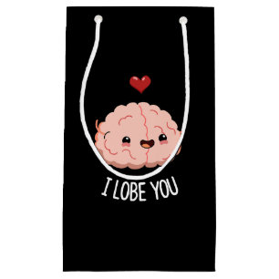 Jag Lobe You Funny Brain Pun Mörk BG