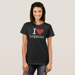 Jag ❤️ Logistik for Employees ANPASSNINGSBAR Women T Shirt
