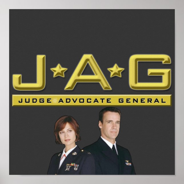JAG Logotyp Harm Mac Poster (Framsidan)