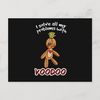 Jag löser alla mina problem med Voodoo Vykort