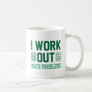 Jag löser matematiska problem kaffemugg