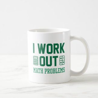 Jag löser matematiska problem kaffemugg