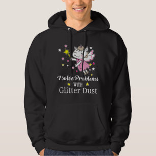 Jag löser problem med Glitter dammsugare i Ord Hoodie