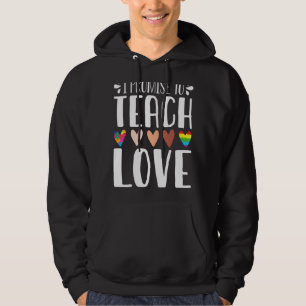 Jag lovar att lära känna Kärlek, jämlikhet och jäm Hoodie