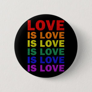 Jag lovar att ta hand om Kärlek HBT-Q-Pridet Proud Knapp
