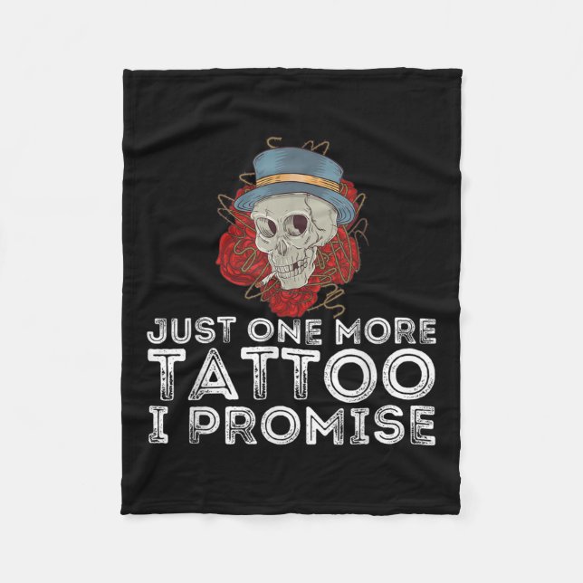 Jag lovar bara en sak till - Tattoing&amp; t Fleecefilt (Framsidan)