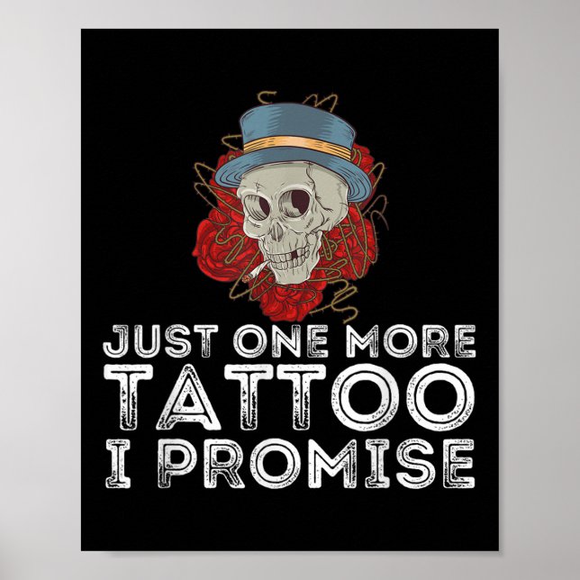 Jag lovar bara en sak till - Tattoing&amp; t Poster (Framsidan)
