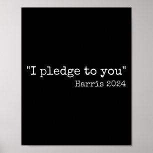 Jag Lovar Dig Kamala Harris Vs Trump Dete Citat Poster