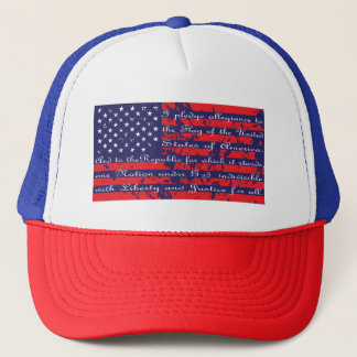 Jag lovar lojalitet i USA flagga Keps