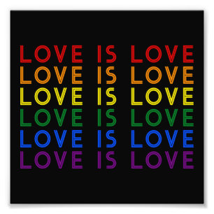 Jag lovar till Teach Kärlek - mångfald, jämlikhet  Fototryck