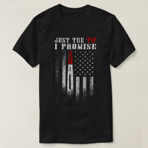 Jag lovar veteran American US Flagga T Shirt