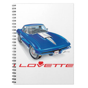 JAG LOVETTE UNIQUE CAR DESIGN ANTECKNINGSBOK