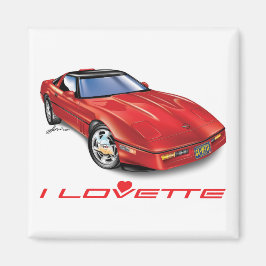 JAG LOVETTE UNIQUE CAR DESIGN MAGNET