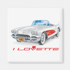 JAG LOVETTE UNIQUE CAR DESIGN MAGNET