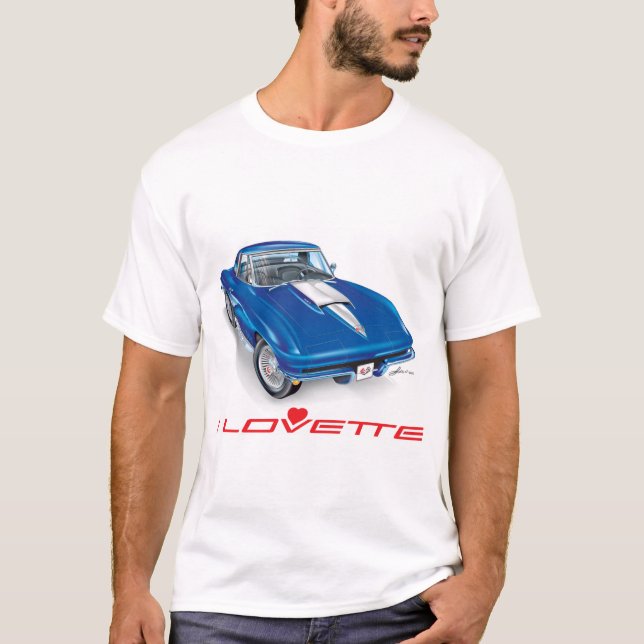 JAG LOVETTE UNIQUE CAR DESIGN T SHIRT (Framsida)