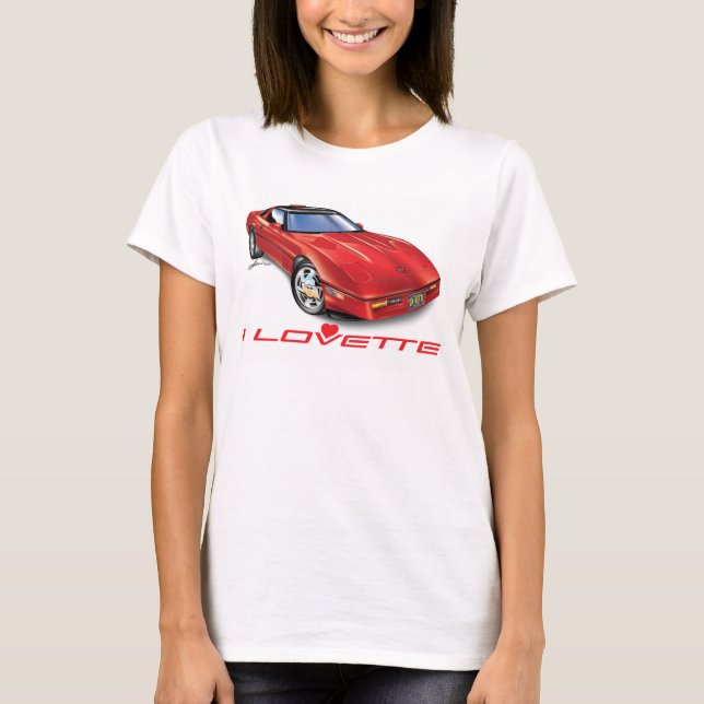 JAG LOVETTE UNIQUE CAR DESIGN T SHIRT (Framsida)