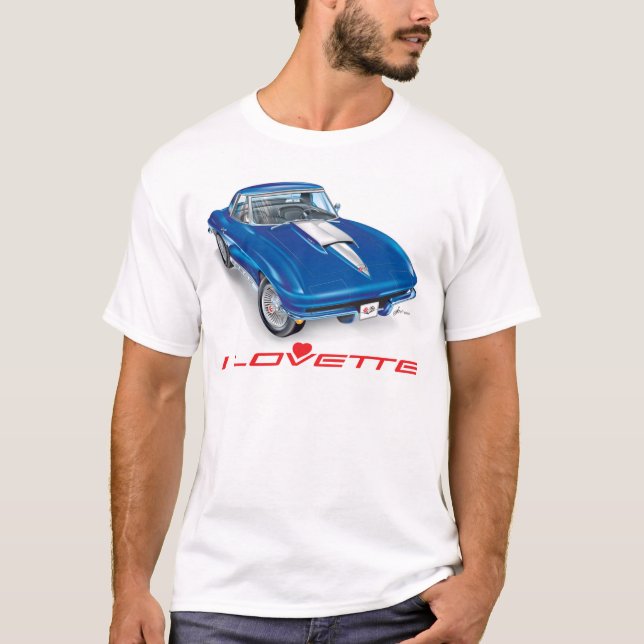 JAG LOVETTE UNIQUE CAR DESIGN T SHIRT (Framsida)