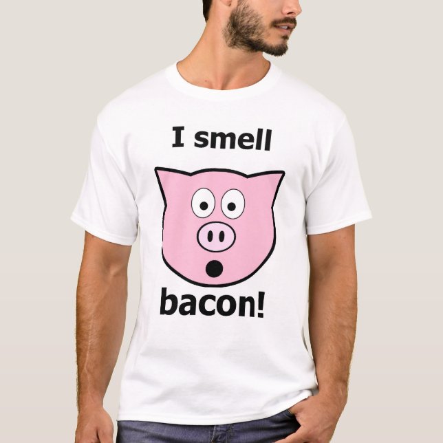 Jag luktar bacon! tee (Framsida)
